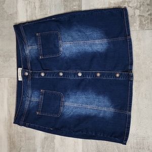 Wm Love Indigo Jean skirt size 16